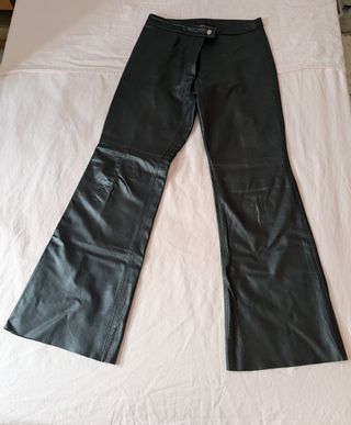 Pantalon de cuero U. by Adolfo Dominguez