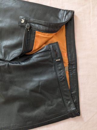 Pantalon de cuero U. by Adolfo Dominguez