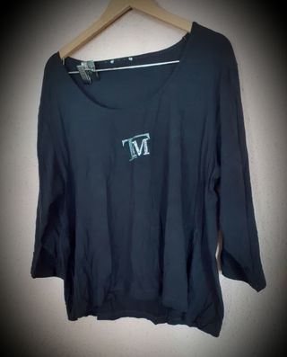 Camiseta mujer TM con pedrería