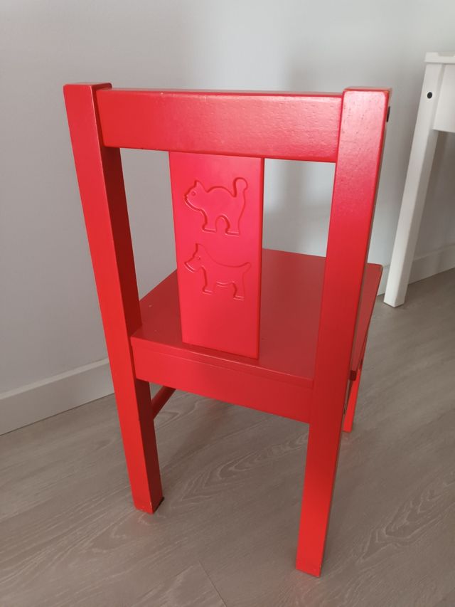 Mesa y silla infantil