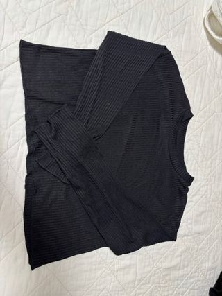 Conjunto falda y camiseta Lefties negra Talla S