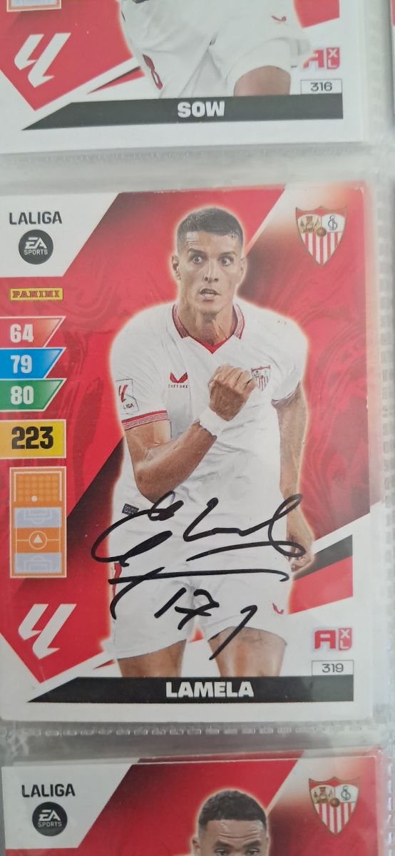 Cromos Panini LaLiga EA Sports Firmados