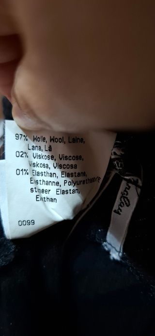 Gonna elegante nera con glitter