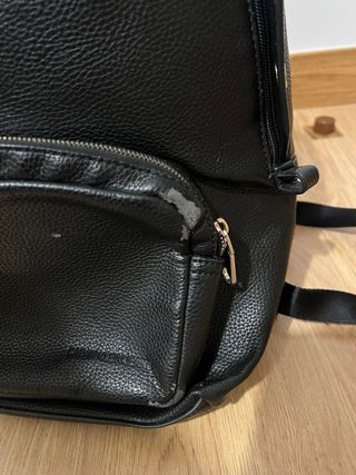 Mochila Calvin Klein Piel Negra