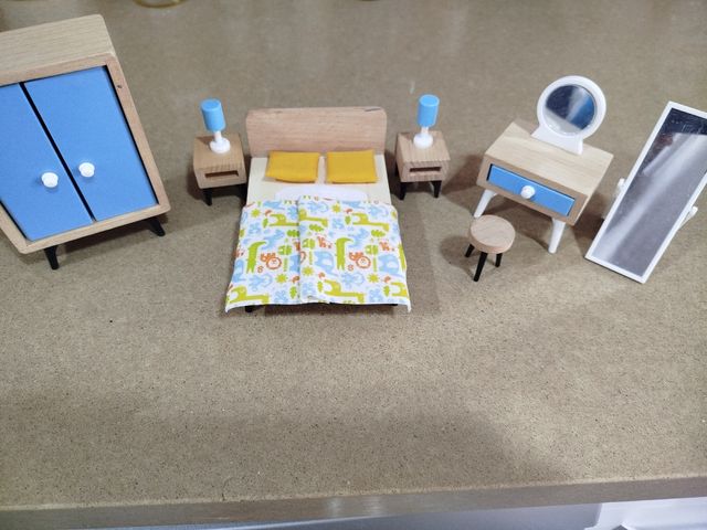 Mobiliário de brinquedo miniatura