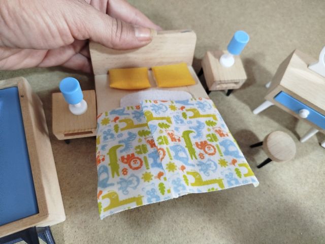 Mobiliário de brinquedo miniatura