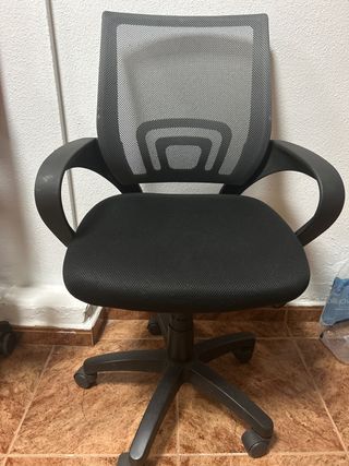 silla oficina negra nueva