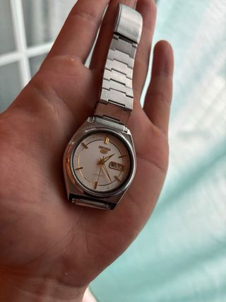 Reloj Seiko 5 Automático Oro/Plata