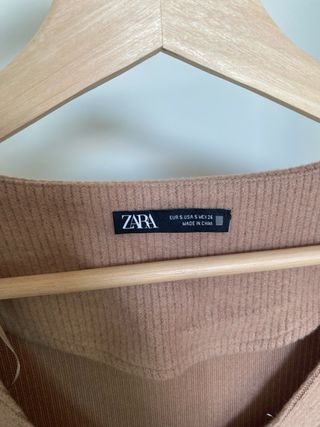 Blusa de punto Zara – Talla S – Color camel