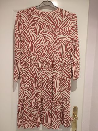 Vestido C&A estampado cebra talla única