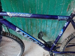 Bicicleta Montaña Extreme  dos ruedas pinchadas
