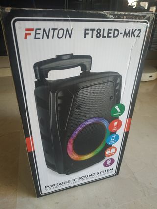 Altavoz Fenton FT8LED-MK2 Portátil