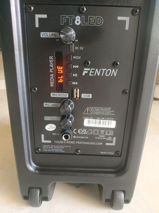 Altavoz Fenton FT8LED-MK2 Portátil