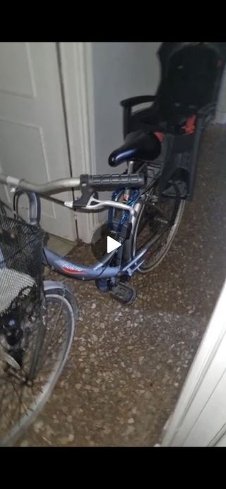 Bici con silla para niño negociable
