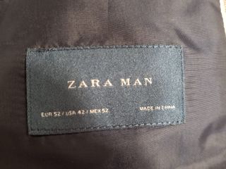 Americana/Blazer Zara Hombre Gris