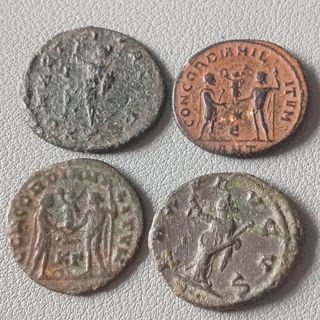 ≡ Lote 4 monedas romanas Antoninianos