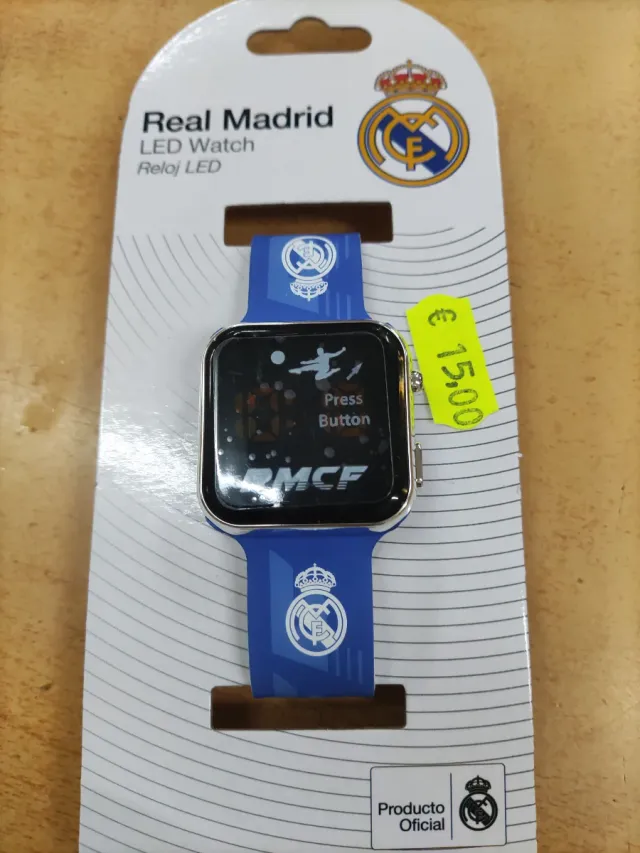 Reloj LED Real Madrid  azul