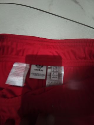 Pantalone Adidas Bambino Rosso Taglia 13/14