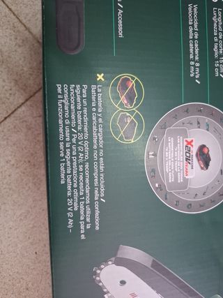 Mini sierra recargable Parkside 20V