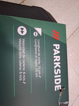 Mini sierra recargable Parkside 20V