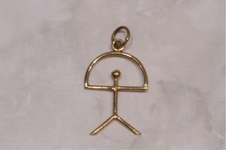 COLGANTE INDALO, ORO 18K/0.8g