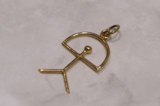 COLGANTE INDALO, ORO 18K/0.8g