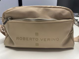 Bolso bandolera Roberto Verino beige