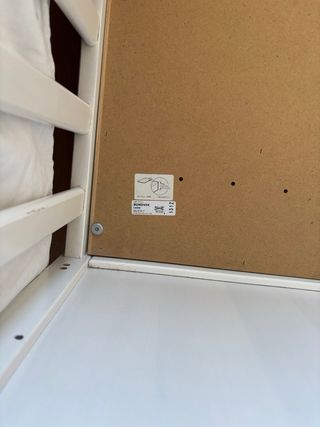 Cuna Ikea Sundvik y colchón Skönast