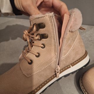 Botines beige/rosa talla 36