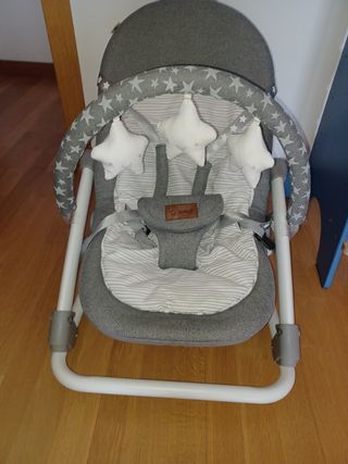 Hamaca Jane Fol Plegable Gris Estrellas