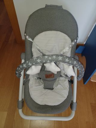 Hamaca Jane Fol Plegable Gris Estrellas
