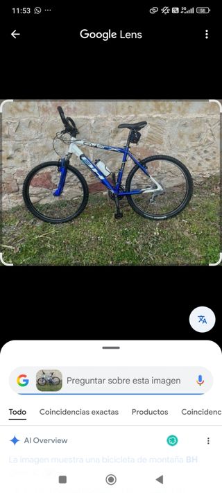 Bicicleta de montaña BH Over X