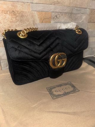 borsa nuova Mao usata nera in velluto 