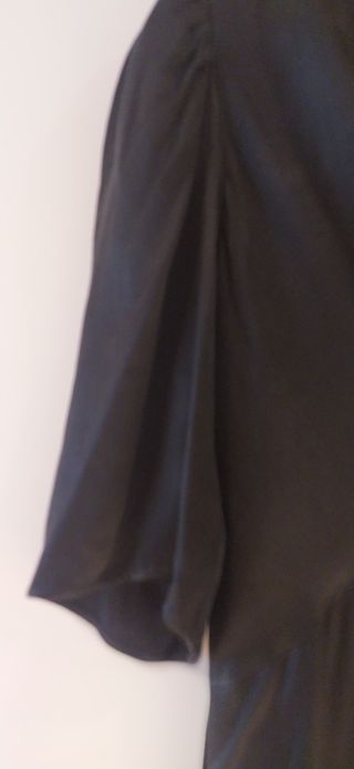 Bimba y Lola Vestido largo satén negro