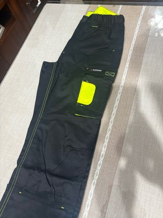 Pantalón PARKSIDE negro/amarillo talla 46