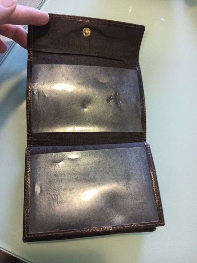 Cartera de ante verde mujer