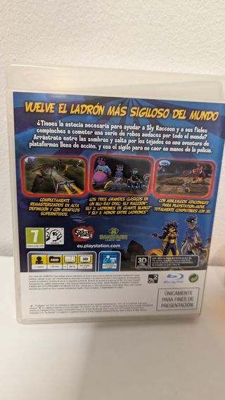 The Sly Trilogy PS3 Classics HD Promo Sony (Único)