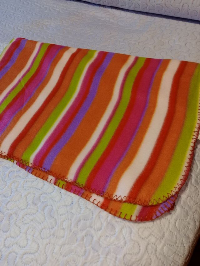 Manta sofá fleece multicolor