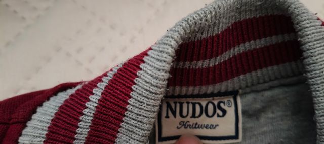 Chaqueta Juvenil Invierno Roja y Gris