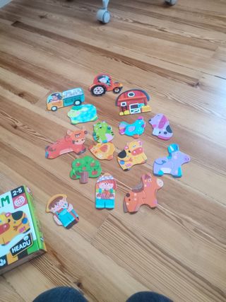 Puzzle Táctil Granja 2 Piezas