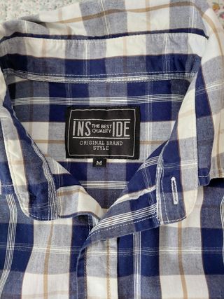 Camisa de cuadros en buen estado 