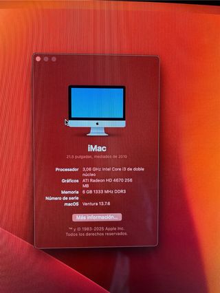 Imac 21,5 