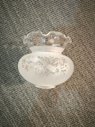 Tulipas de cristal para lámpara (6 unidades)