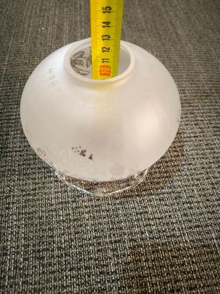 Tulipas de cristal para lámpara (6 unidades)