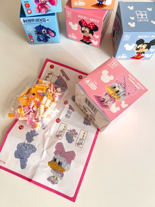 Set 6 Micro Brick Costruzioni Disney Stitch Mickey