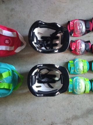 Equipación protección patines niños