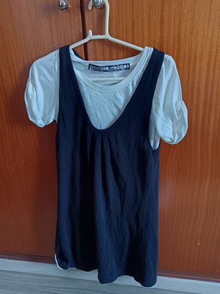 Vestido con camiseta 