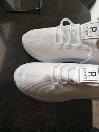 Zapatillas deportivas blancas mujer talla 40