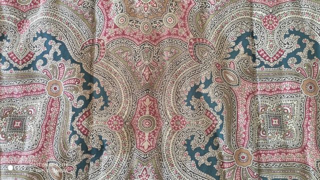 Coperta imbottita lana fatta a mano