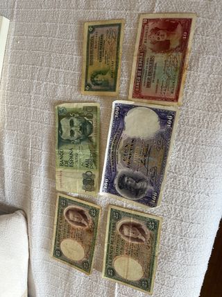 Billetes antiguos españoles
(También por separado)